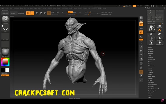 Pixologic ZBrush Free Download